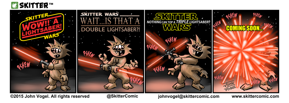 lightsaber sound effect in comics