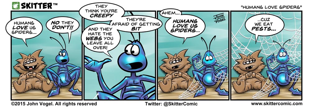 SKITTER - Humans Love Spiders