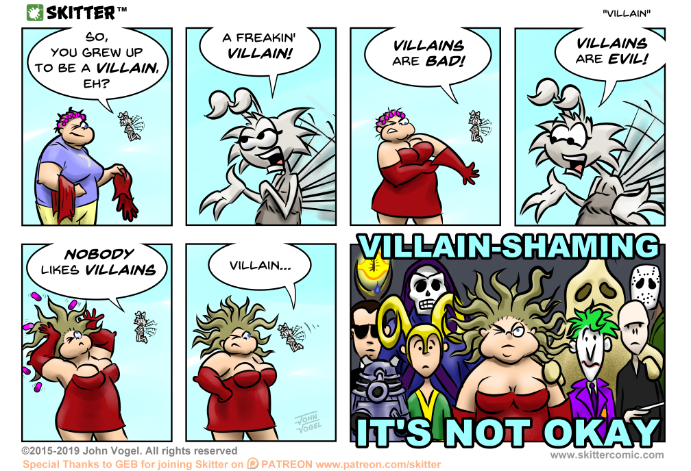 Villain – SKITTER Comic Strip